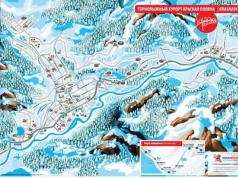 Красная Поляна — описание курорта, достопримечательности, канатные дороги Карта зимних курортов на красной поляне