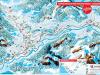 كراسنايا بوليانا سوتشي خريطة مفصلة مع مصاعد التزلج خريطة منحدرات التزلج كراسنايا بوليانا